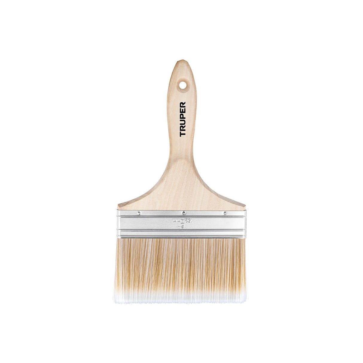 Brocha cerdas sintéticas 6' corte recto, mango de madera