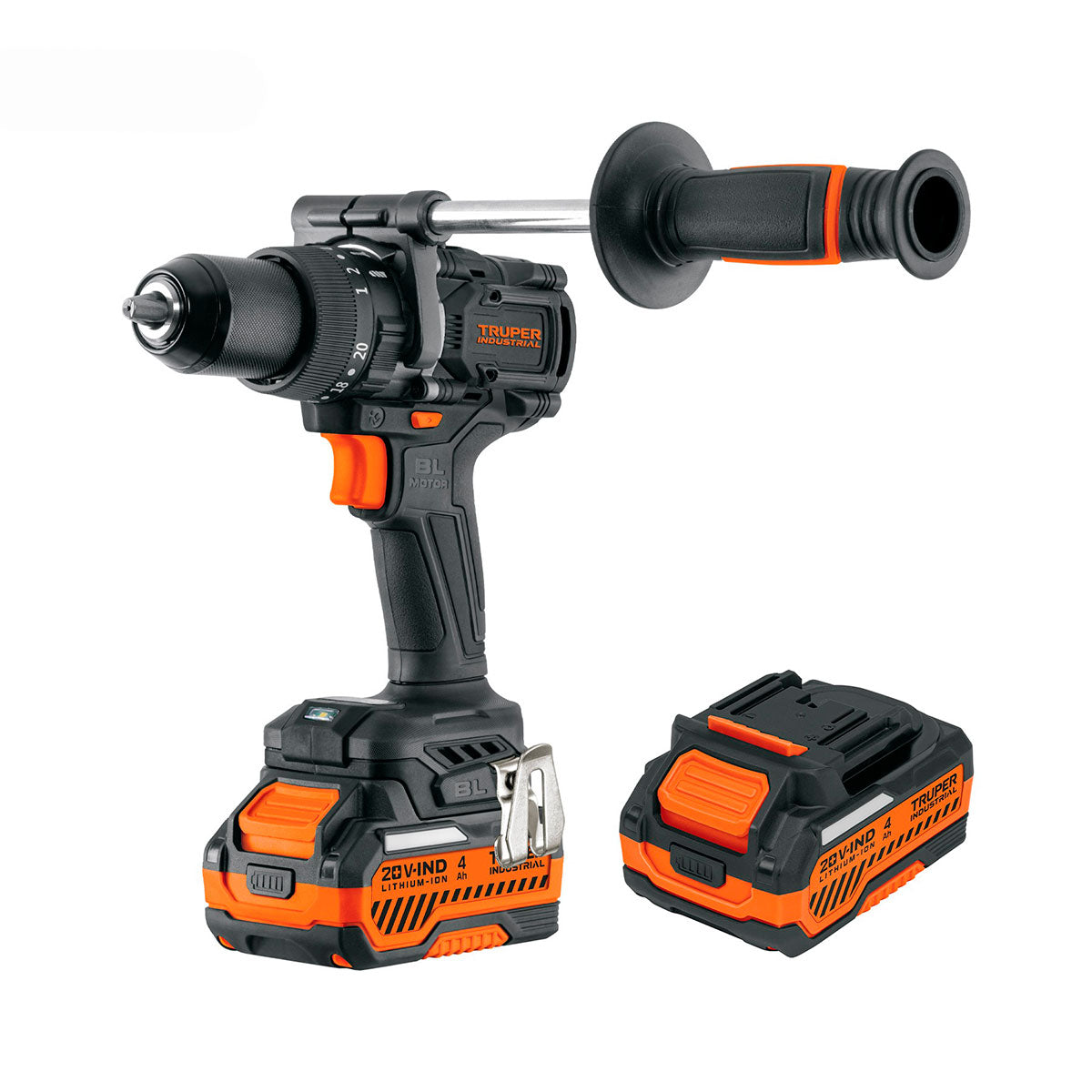 Rotomartillo/destornillador 1/2', 20 V, 150 Nm, 2 baterías 4 Ah