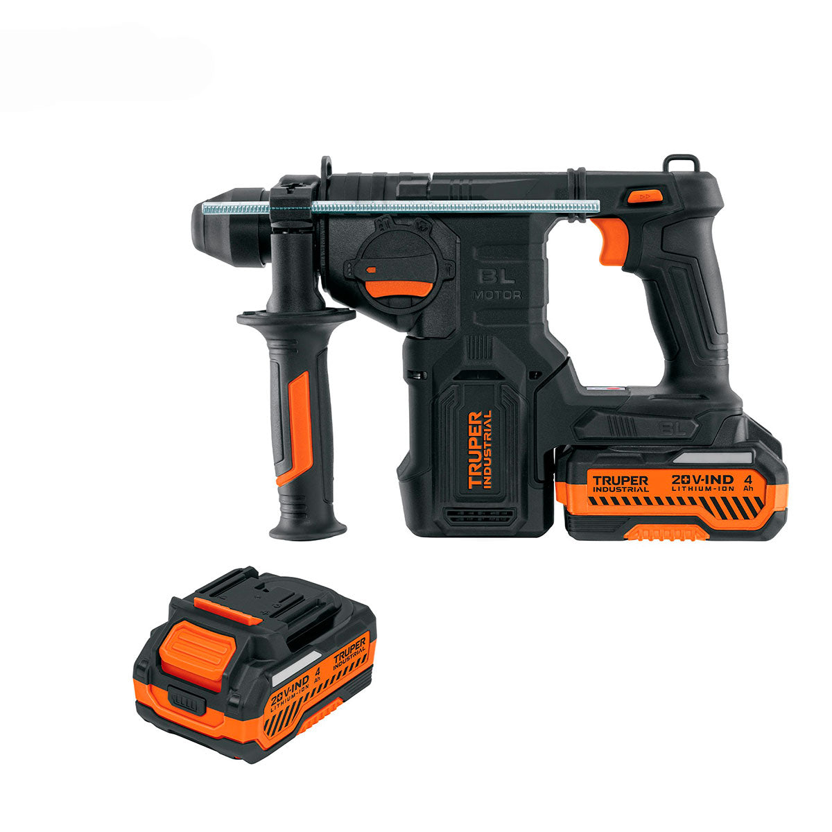 Rotomartillo SDS plus/destornillador 20 V, 2.2 J, 2 baterías 4 Ah