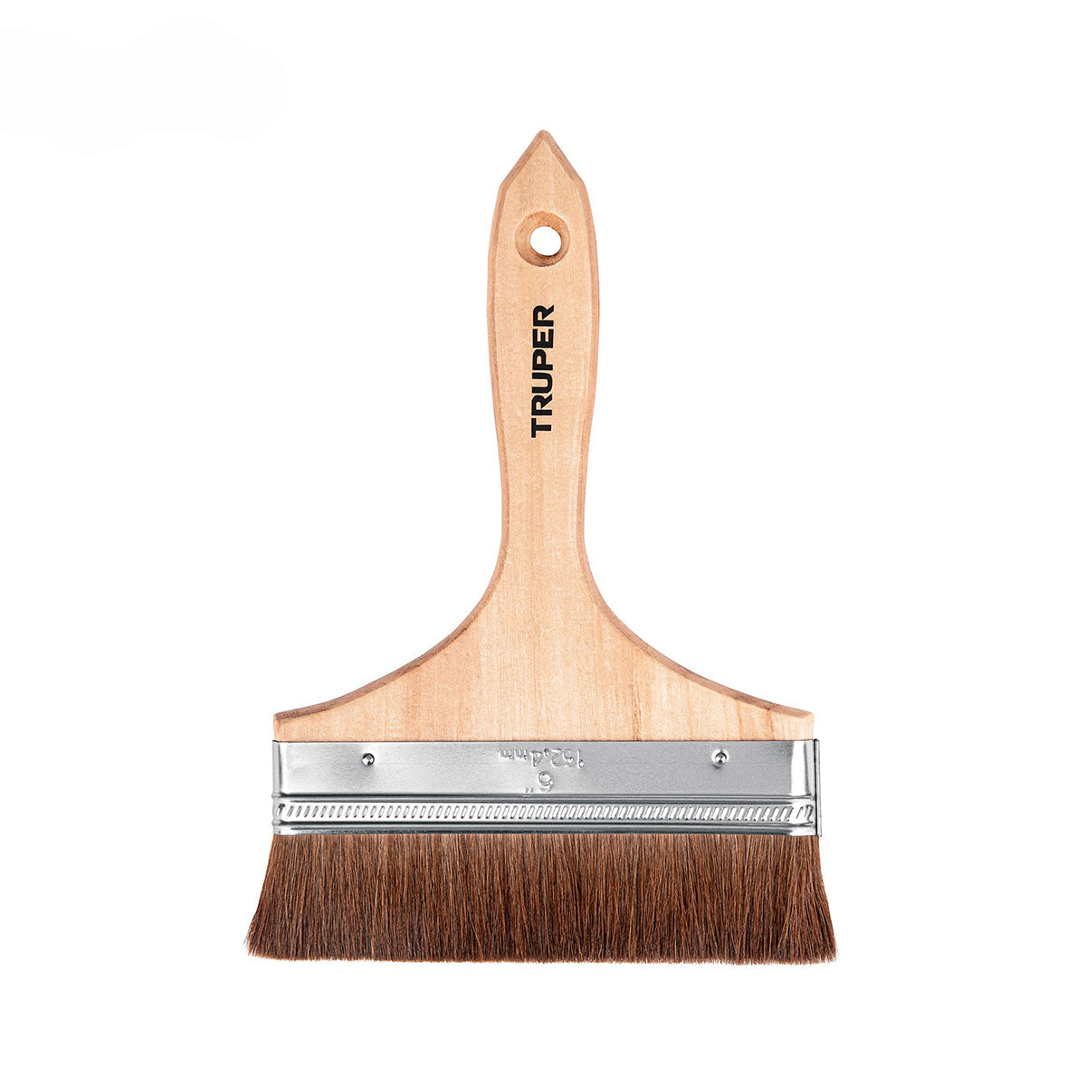 Brocha pelo de camello de 6' con mango de madera, Truper
