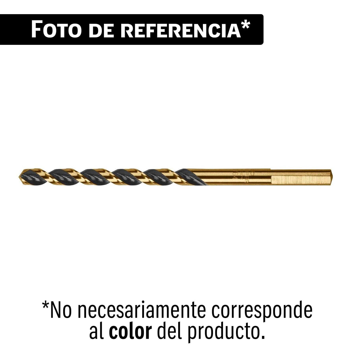 Broca HSS 13/64' TruGold para metal en blister, Expert