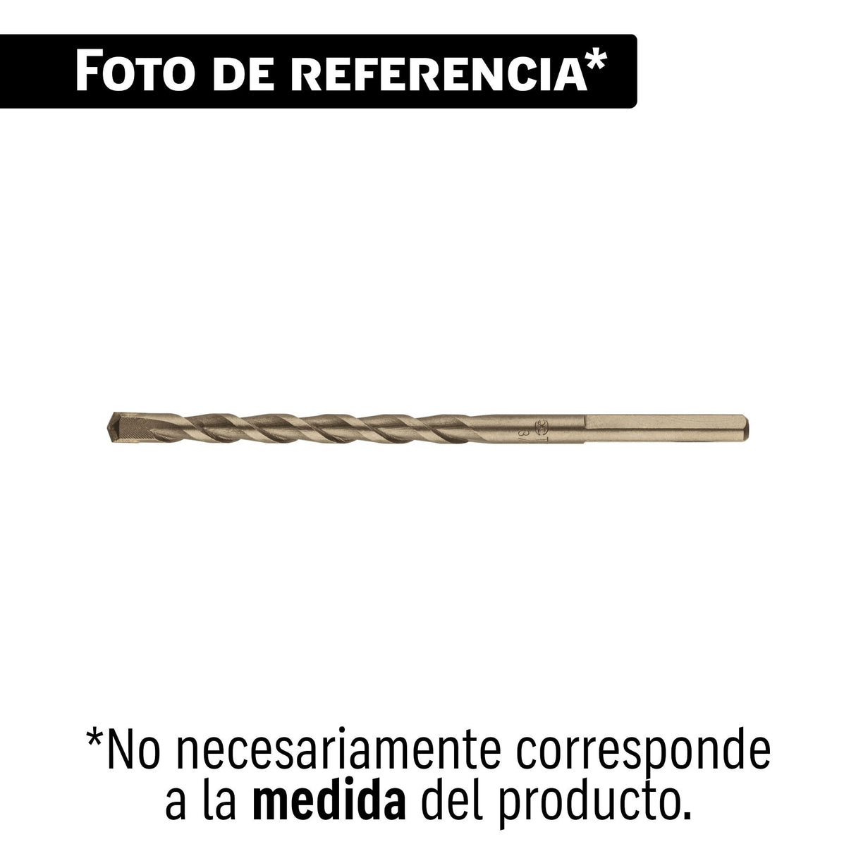 Broca para concreto de 5/16 x 12' en blister, Truper