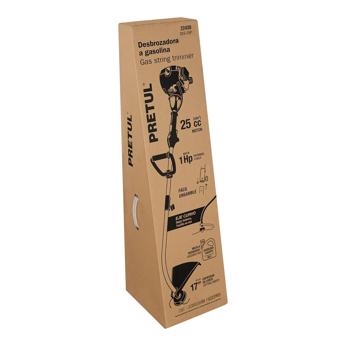 Caja de empaque de repuesto Pretul para DES-25P