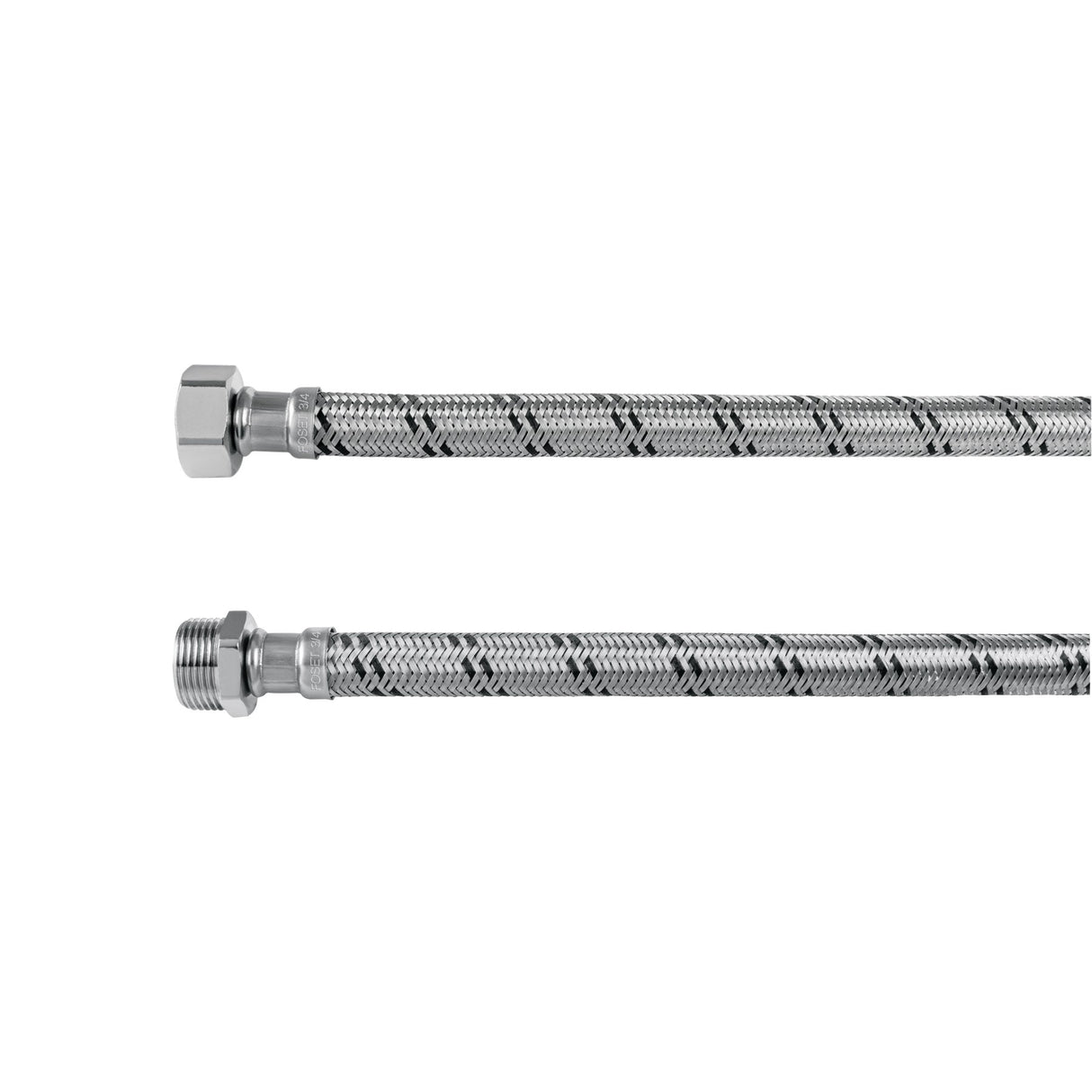 Manguera para Boiler, Acero Inox. 3/4 H X 3/4 m, 80 cm