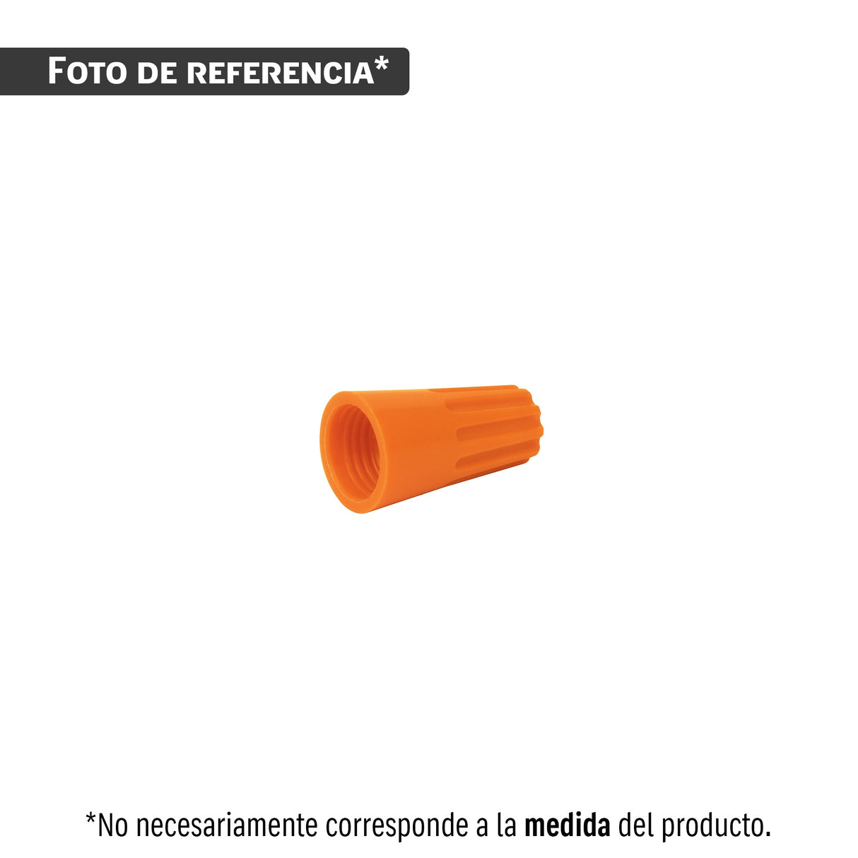 Bolsa con 10 capuchones para cable calibre 16 A 14 AWG, Volteck