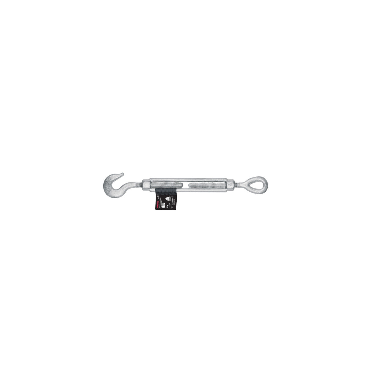 Tensor forjado 5/16 x 4-1/2' ojo-gancho, galvanizado, Fiero
