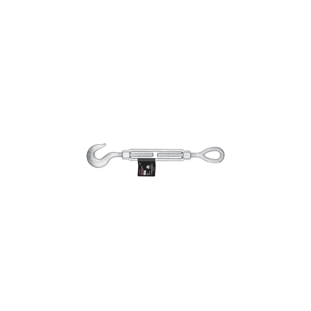 Tensor forjado 5/8 x 6' ojo - gancho, galvanizado, Fiero
