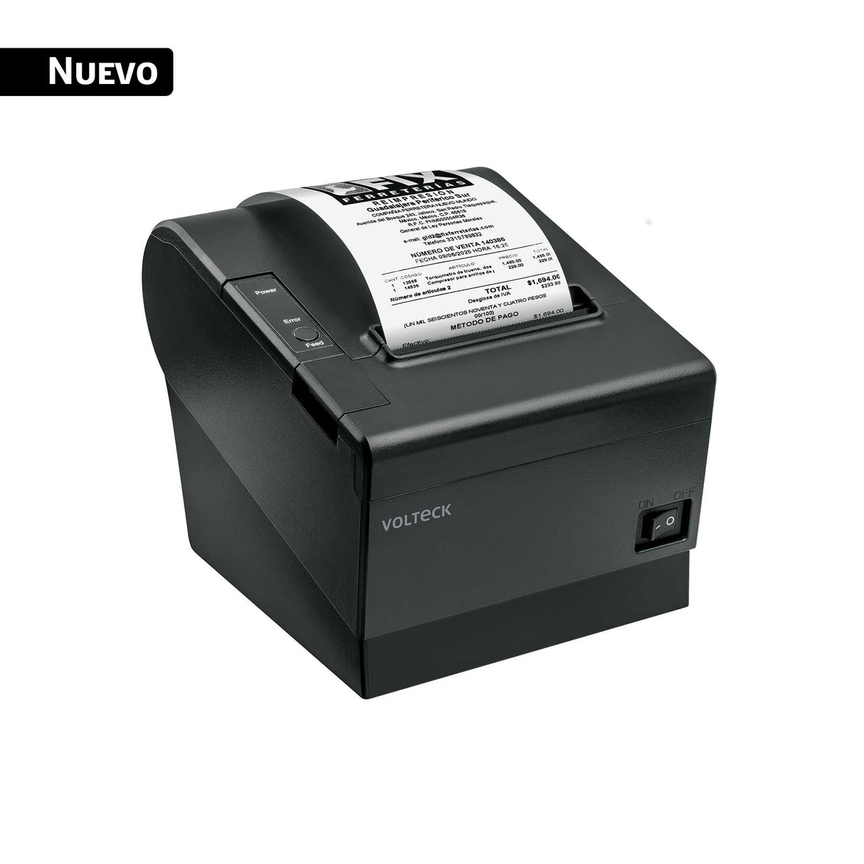 Impresora de Tickets 80 mm, USB+BT+RJ45+WiFi, Autocorte
