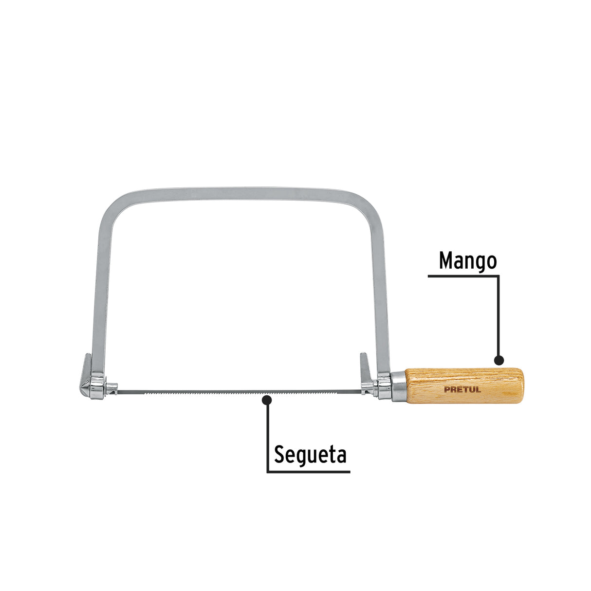 Arco Calador con 5 Seguetas de 6-1/2', Pretul
