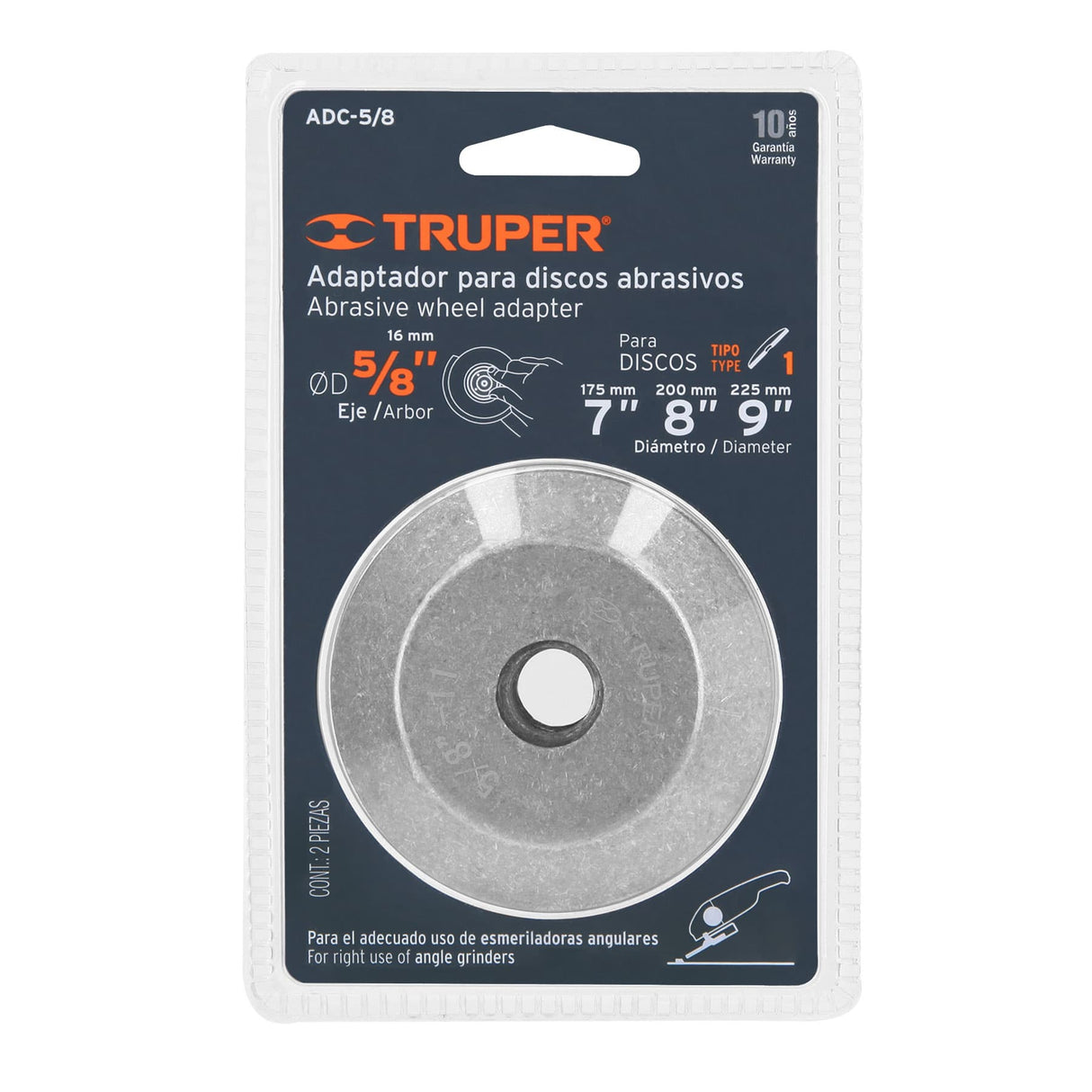 Adaptador para Discos Abrasivos 7' a 9', Tipo 41, 5/8-11