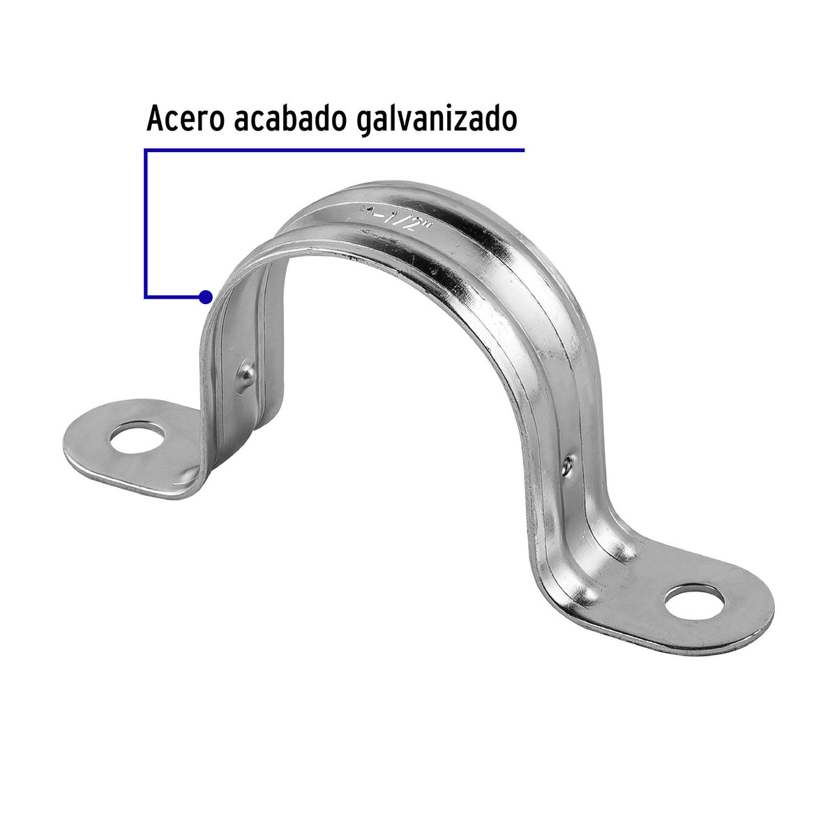 Bolsa C/5 Abrazaderas Tipo Omega 1-1/2' para Tubo Pared Delgada