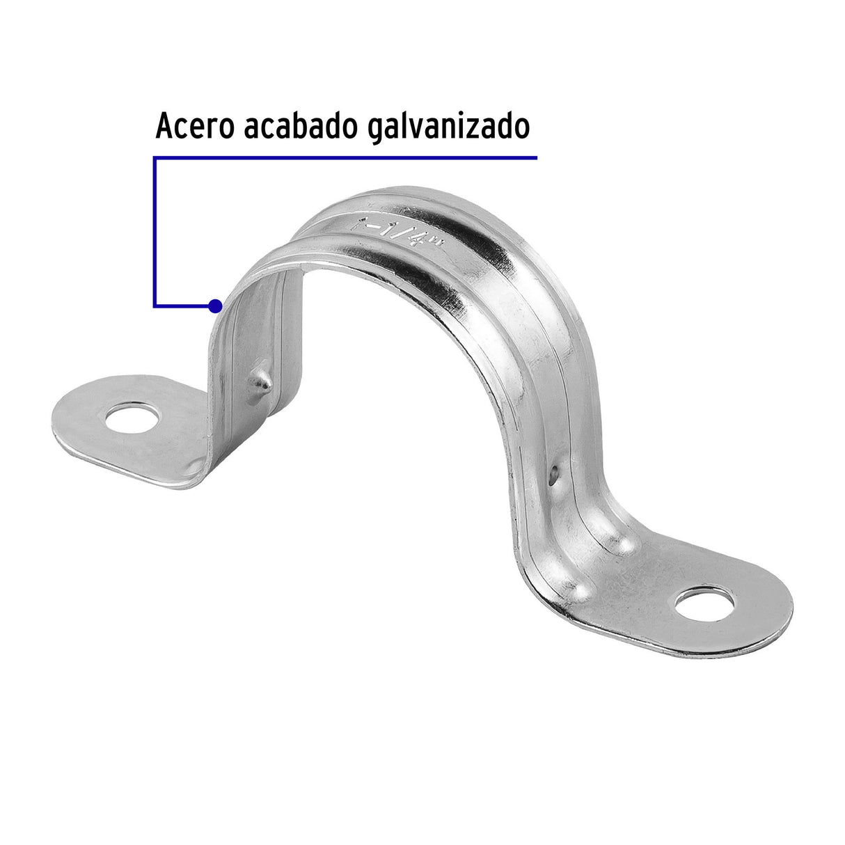 Bolsa C/5 Abrazaderas Tipo Omega 1-1/4' para Tubo Pared Delgada
