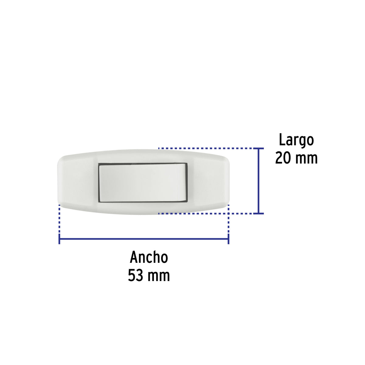 Interruptor de Paso 3 a para Lámpara, 127 V, Volteck