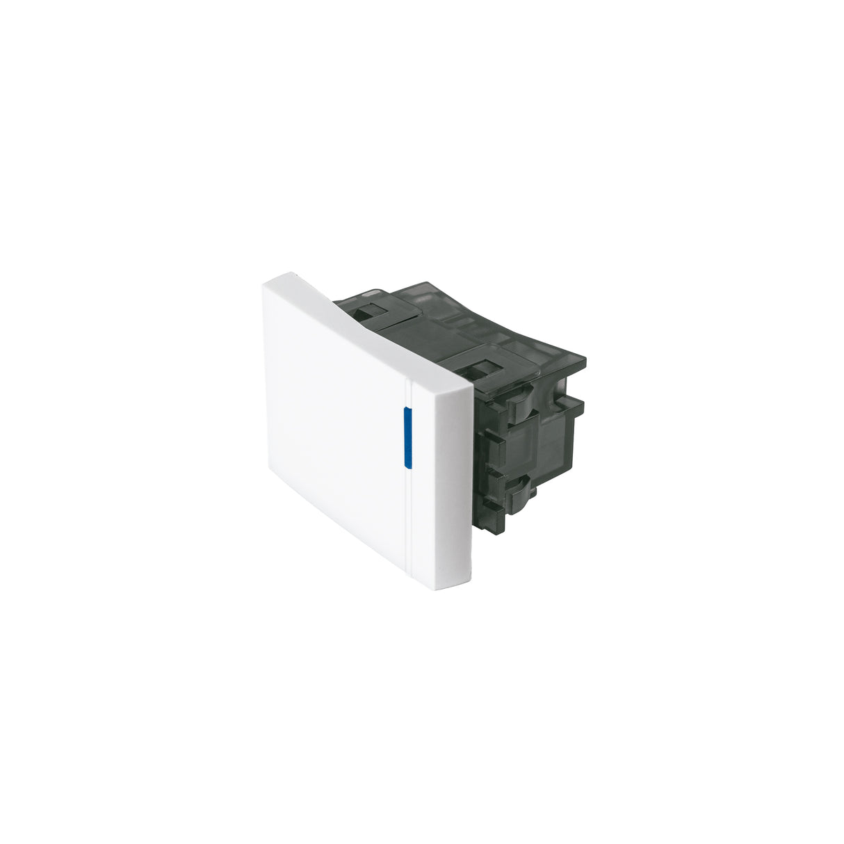 Interruptor Sencillo 1.5 Módulos, Línea Española, Color Blanco