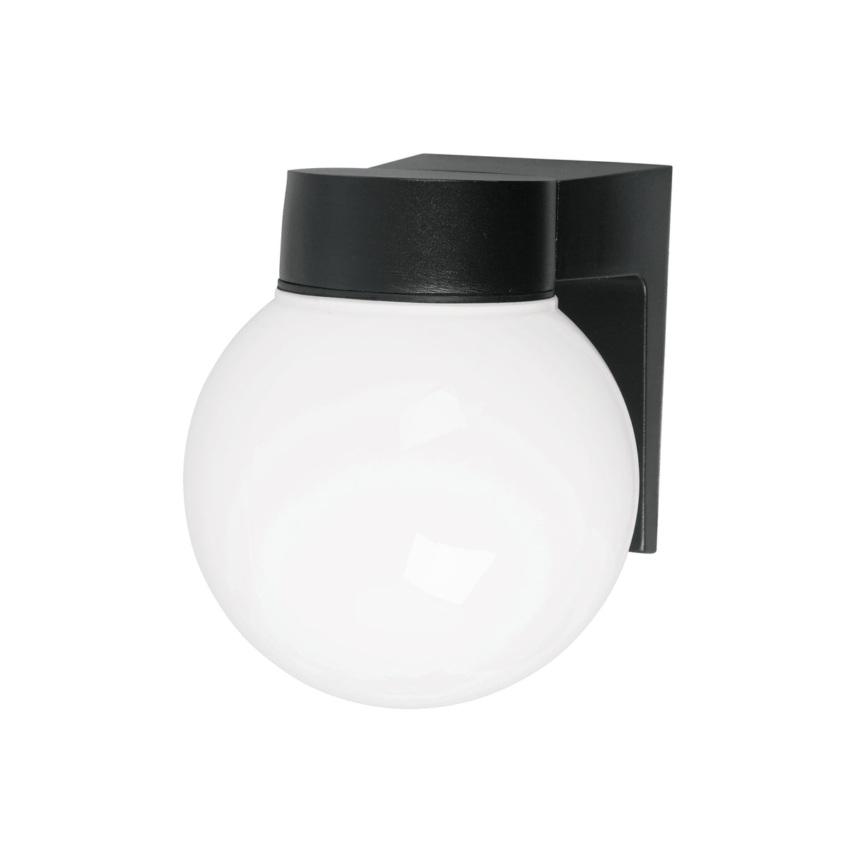 Arbotante de Pared Tipo Globo, Lámpara No Incluida, Volteck
