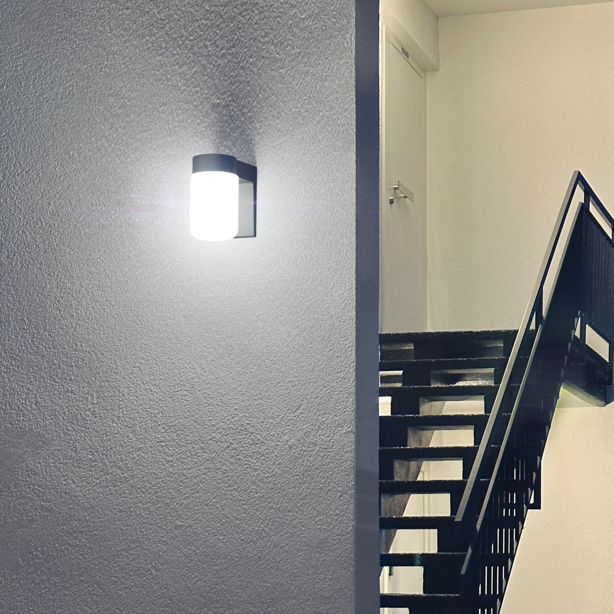 Arbotante de Pared Tipo Vaso, Lámpara No Incluida, Volteck