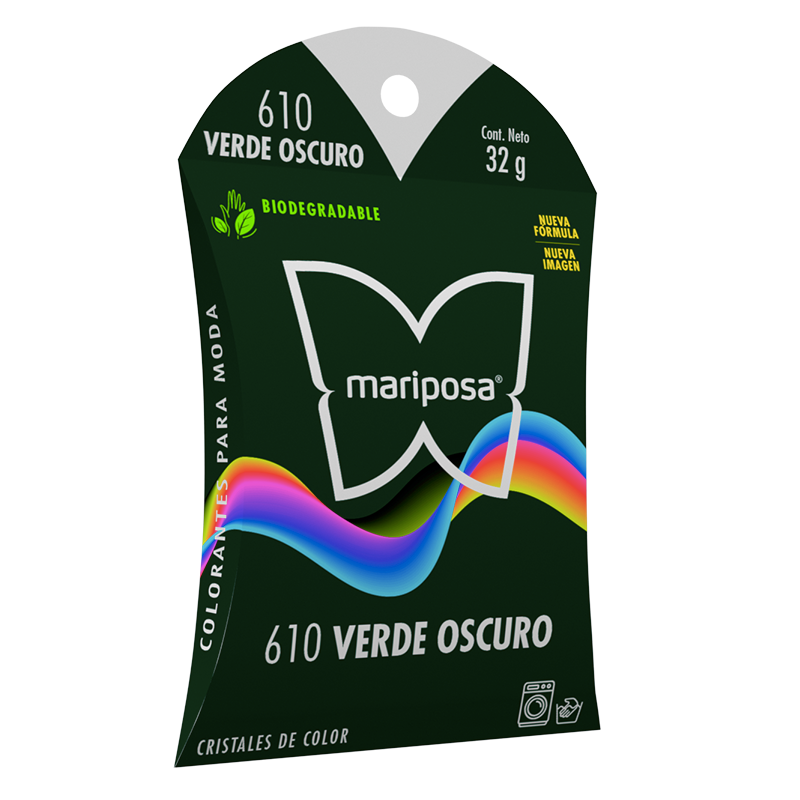 Mariposa 610 verde obscuro