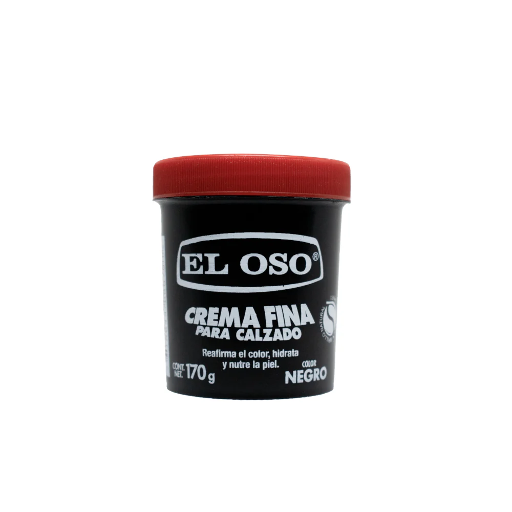 El oso crema fina color negro 170 gr.