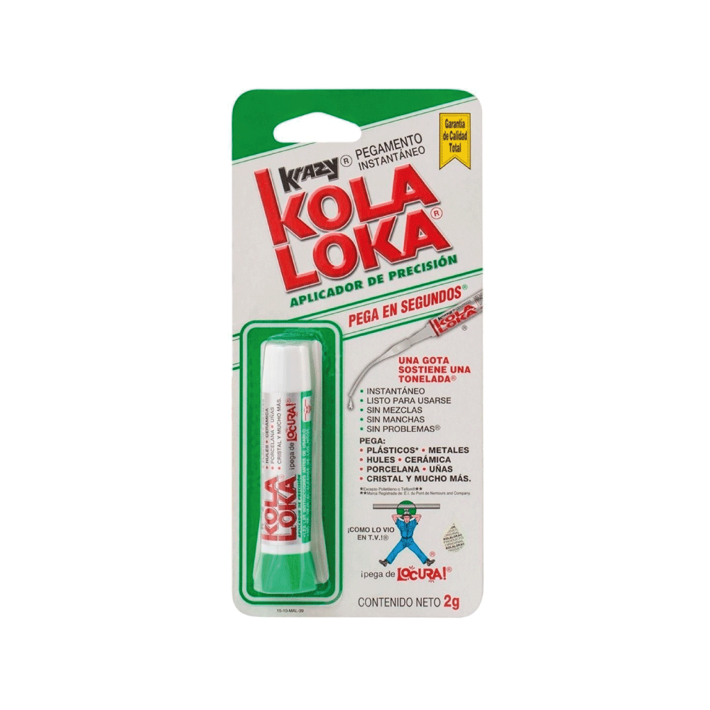 Kolaloka pegamento instantaneo aplicador de precision 2G. *10*