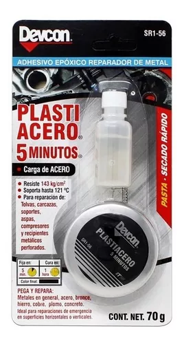 Plastiacero pasta super rapido 70GR SR1-56