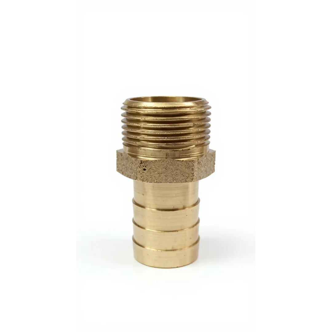 Plome adaptador bronce macho 13 mm=1/2