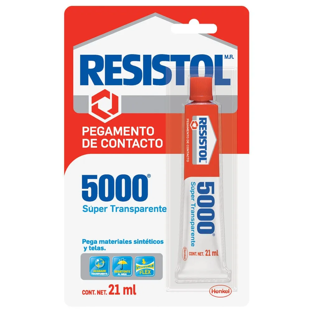 Resistol 5000 tubo transp 21 ml