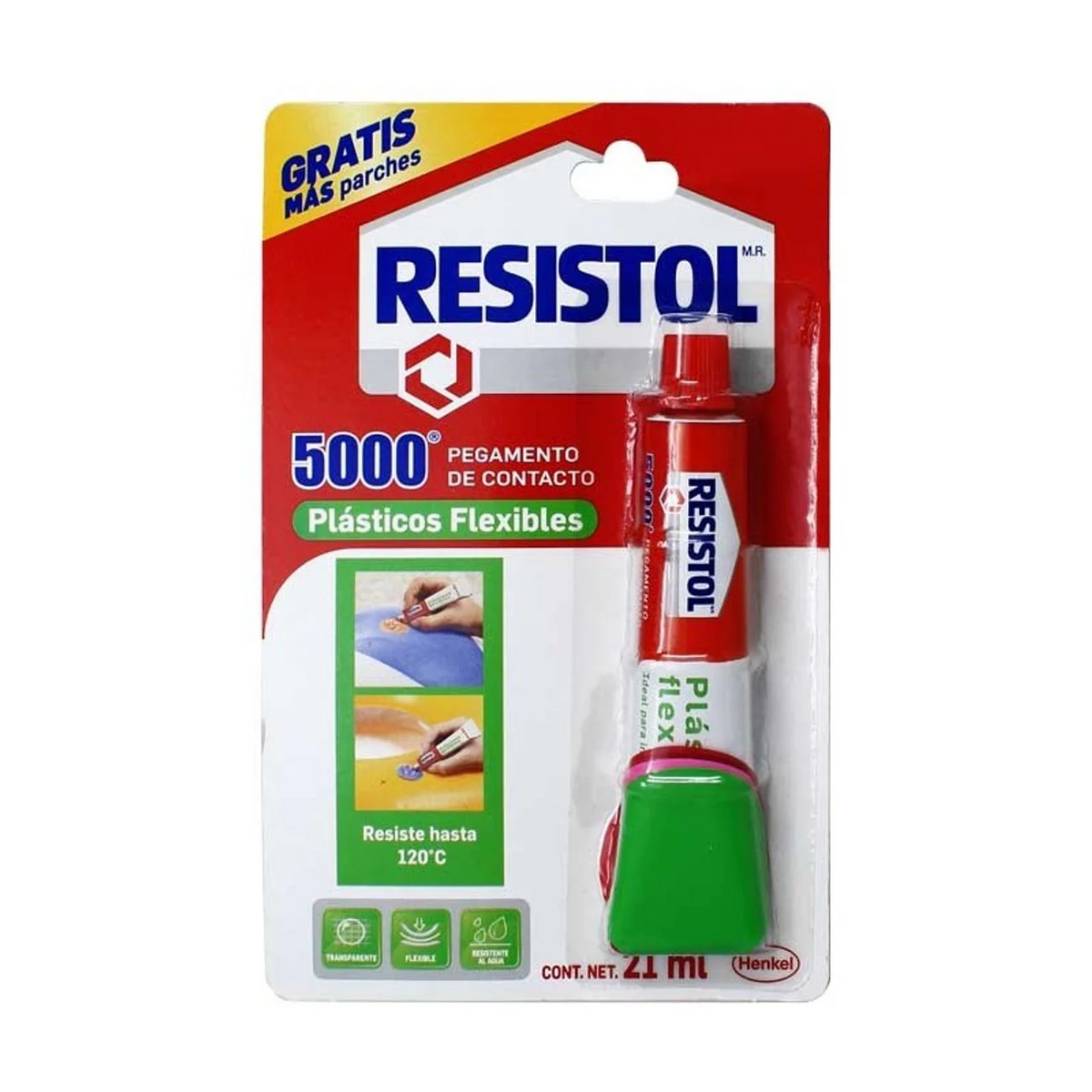 Resistol 5000 plasticos flexibles 21 ml