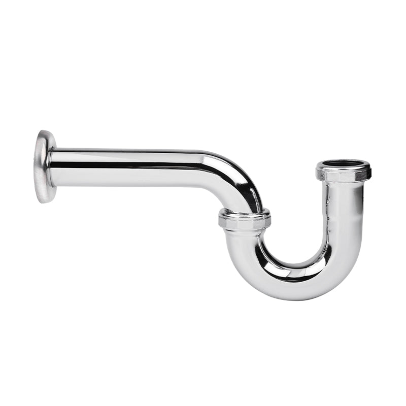 Dica 4207SC cespol tipo p de laton sin contra para lavabo cromo - imagen 2