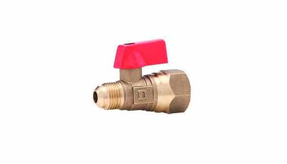 Dica 3554GB.1310 valv. de control con barrilito para gas 1/2 (13 mm.) x 3/8 (10 mm.)