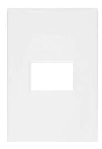 Igoto placa 1 modulo color blanco / lugano PB1201-B - imagen 2