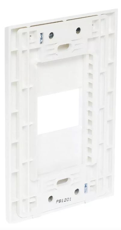 Igoto placa 1 modulo color blanco / lugano PB1201-B - imagen 3
