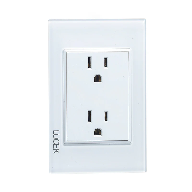 Lucek cristal blanco contacto duplex
