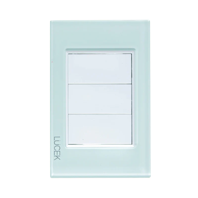 Lucek cristal aqua placa ciega