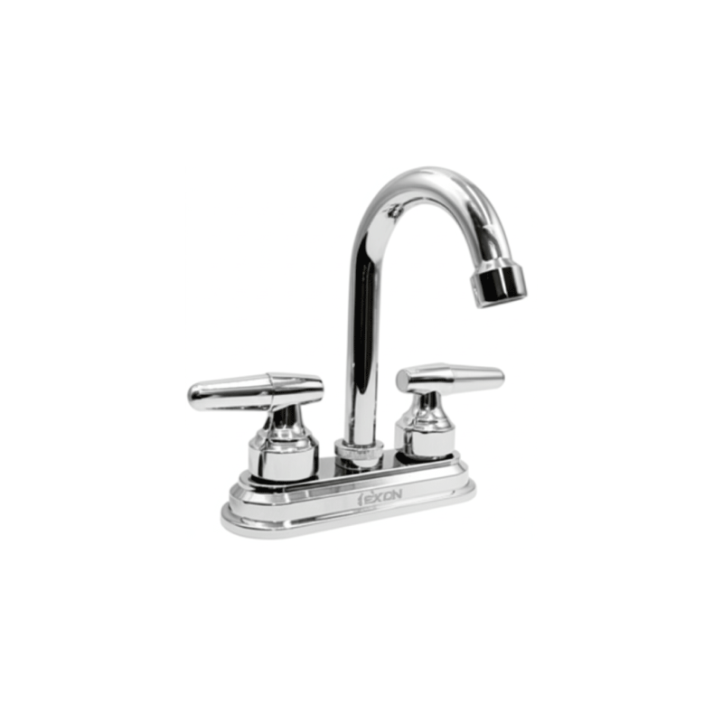 Ekon mezcladora para lavabo metalica cuello tipo bar 60482