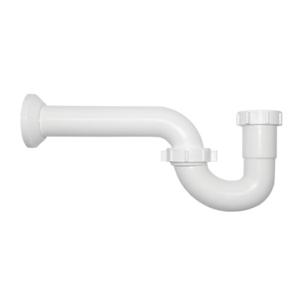 Coflex trampa plastica blanca sin registro para lavabo y/o fregadero