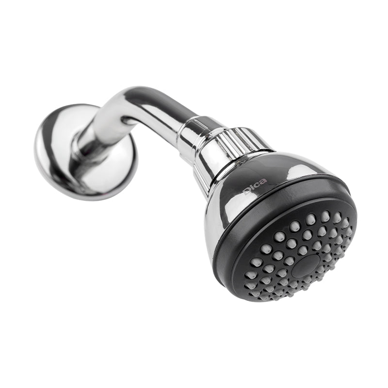 Dica 4506BL regadera ecol. 2 pulg. de cebolla con brazo y chapeton cromo - imagen 2