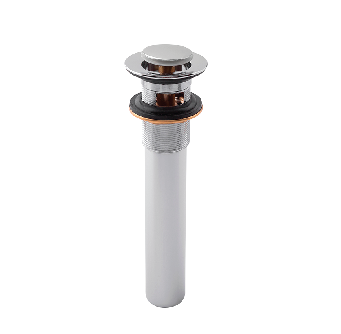 Dica 4206CP contracanasta tipo push y rebosadero para lavabo