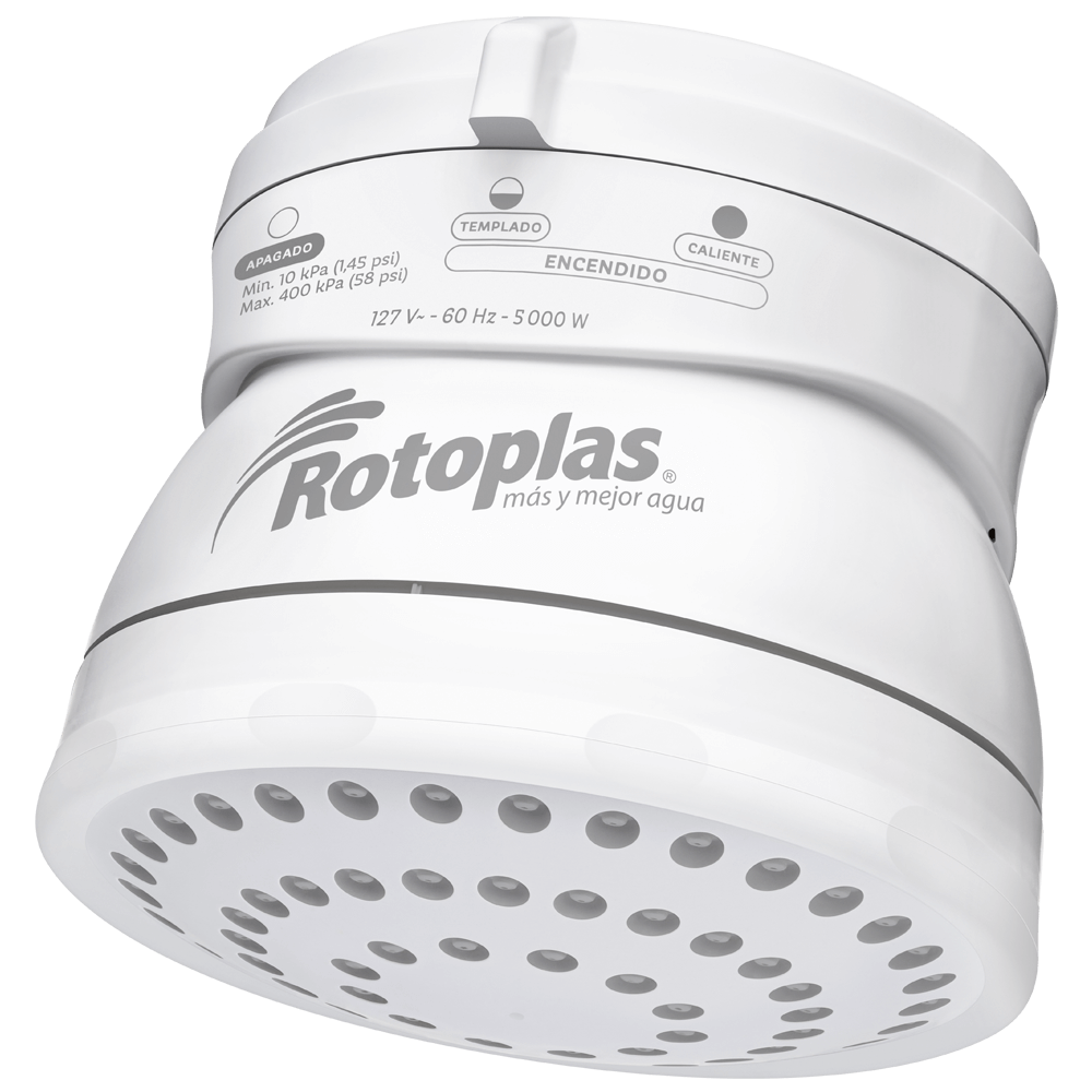 Rotoplas ecoducha regadera electrica 3 temp 5000 W - imagen 7