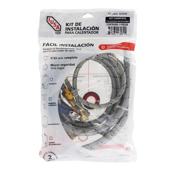 IUSA Kit para Instalación Calentador Instantaneo