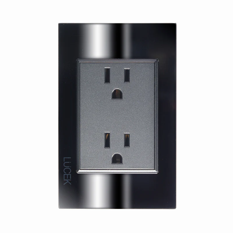 Lucek cristal espejo contacto duplex cristal espejo negro.