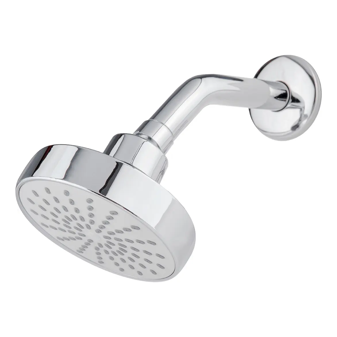 Dica 4541 regadera ecol. 3 pulg. de cebolla con brazo y chapeton cromo