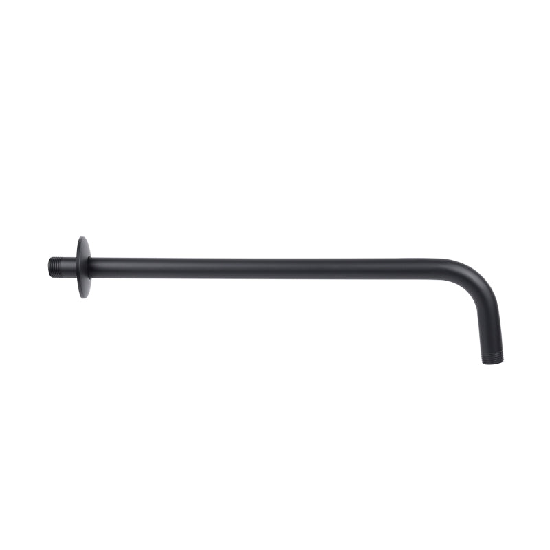 Dica 4552BRR.2 brazo redondo de 40 cm. a pared con chapeton redondo negro mate - imagen 3