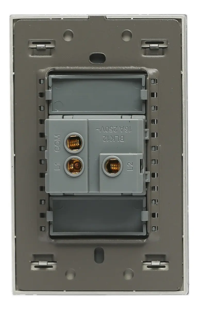 Lucek cristal espejo plata 1 interruptor de escalera de 3 mod - imagen 3