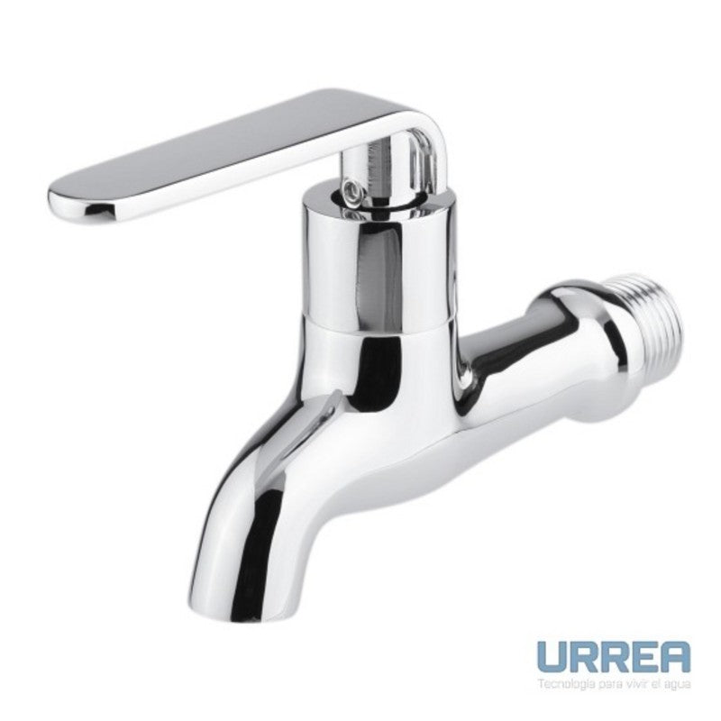 Urrea 19DP Llave de Chorro Cromada, con Diseno de Palanca