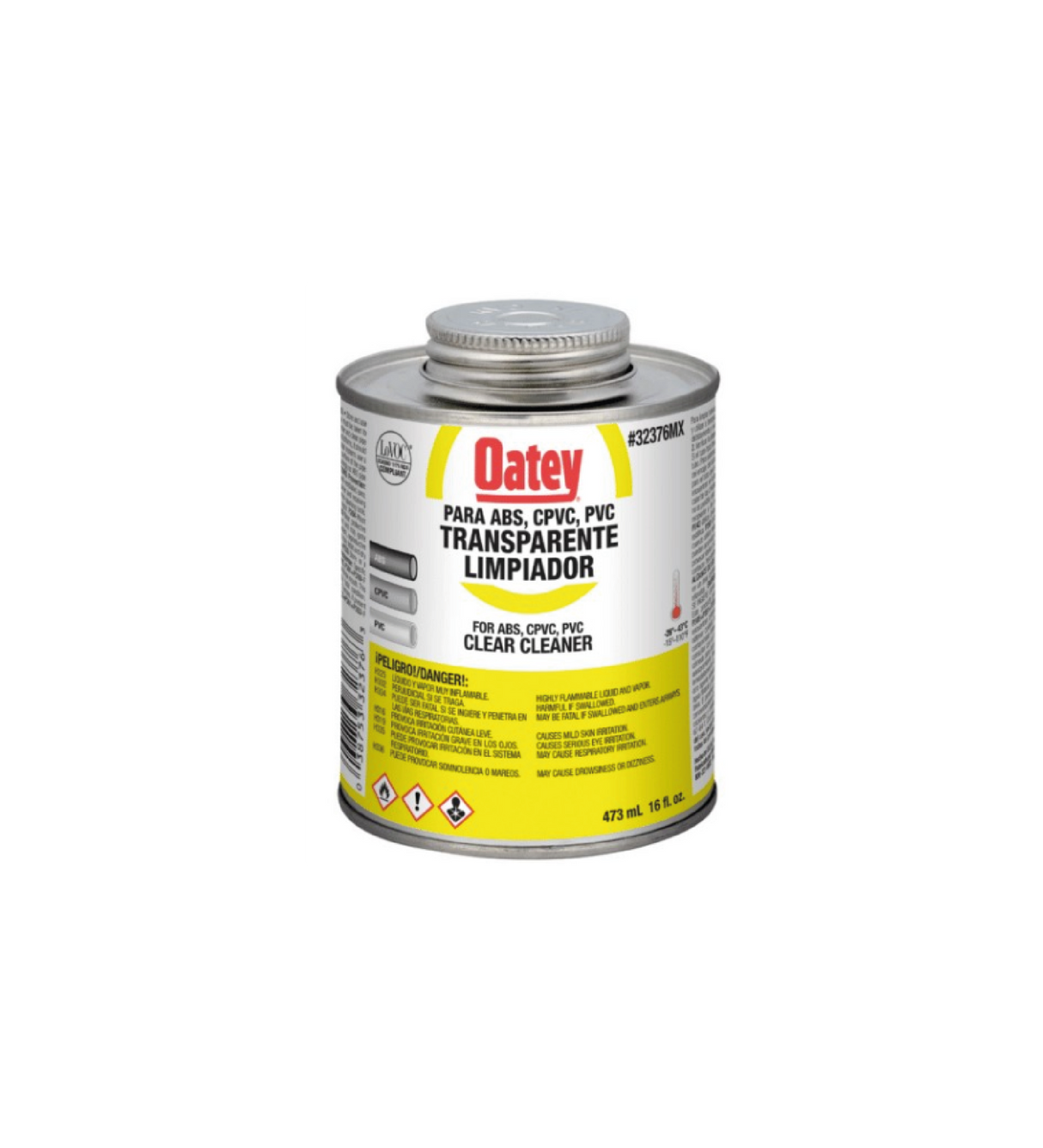 Oatey limpiador de 4 oz 32374MX
