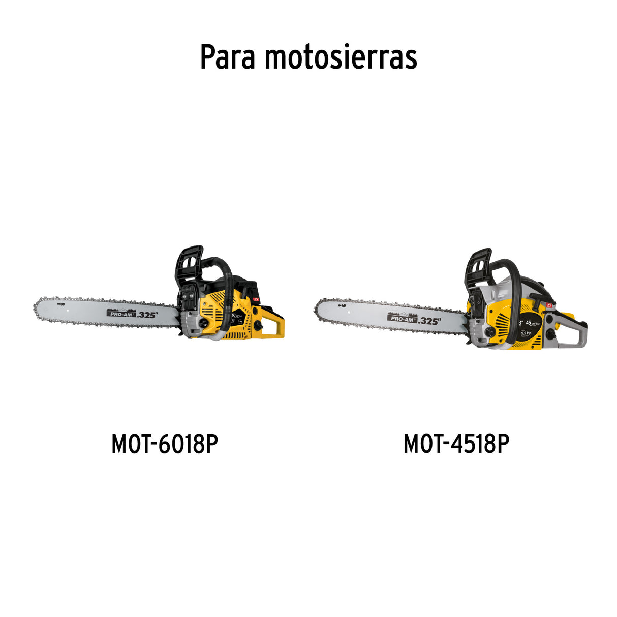 Barra de Repuesto 18' para Motosierra a Gasolina 45CC