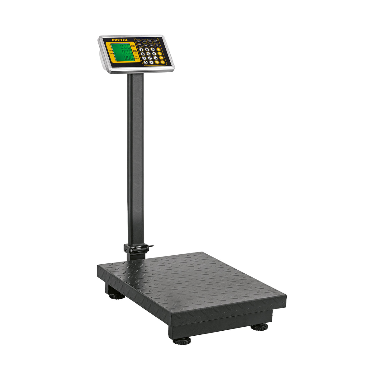 Báscula Electrónica de Plataforma, Plegable, 200 kg. Pretul