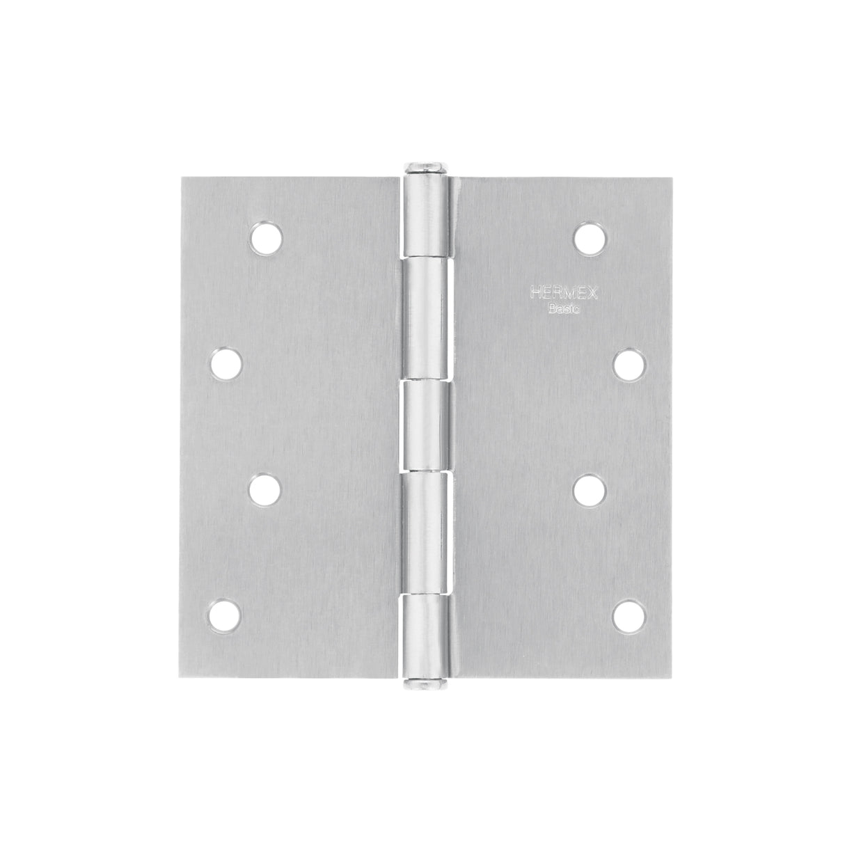 Bisagra Cuadrada 4', Satinado, Cabeza Plana, Basic