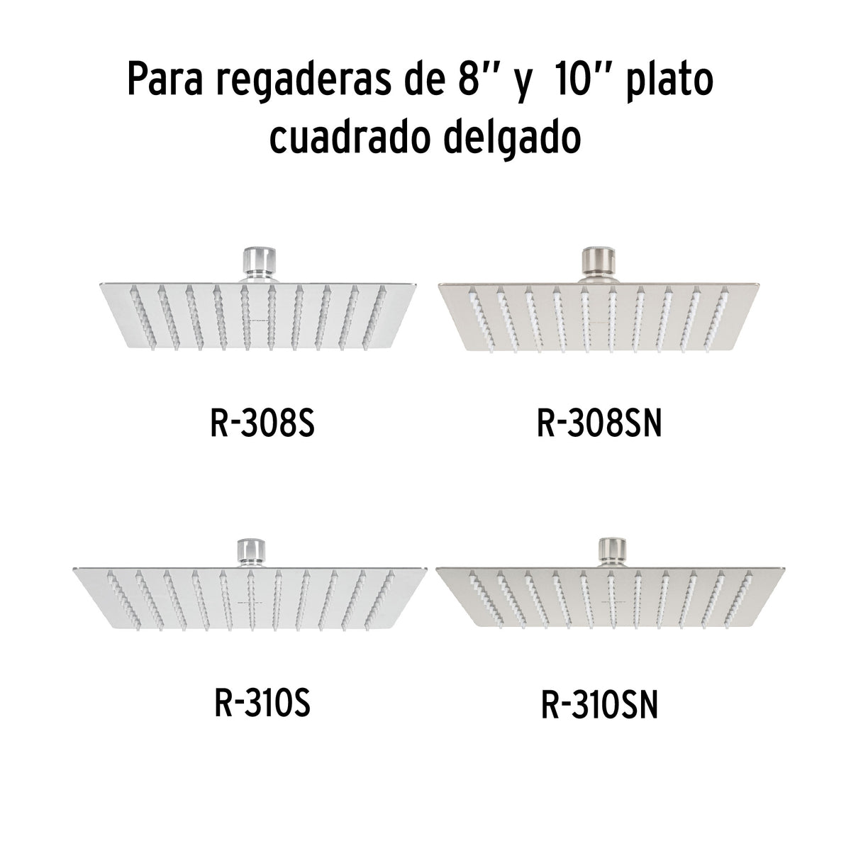 Brazo y Chapetón para Regadera, 50 cm, Cromo, Riviera
