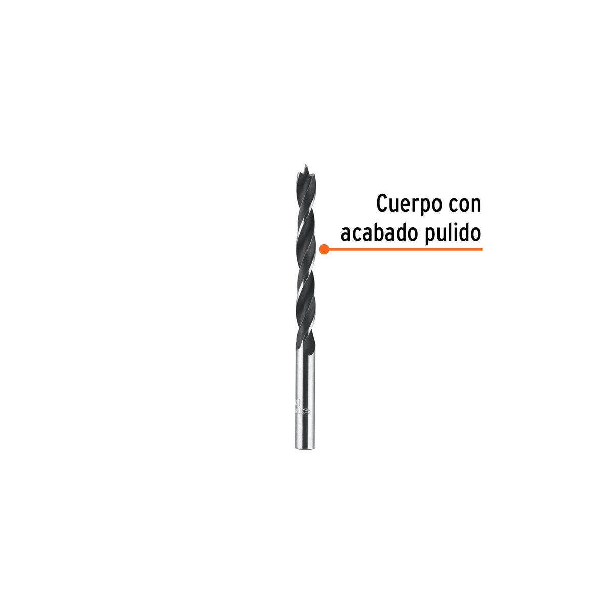 Broca con Punta Centradora para Madera 1/4', Truper